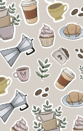 Держатель для карт &quot;Coffee&quot; (6,5 х 10,4 см) 