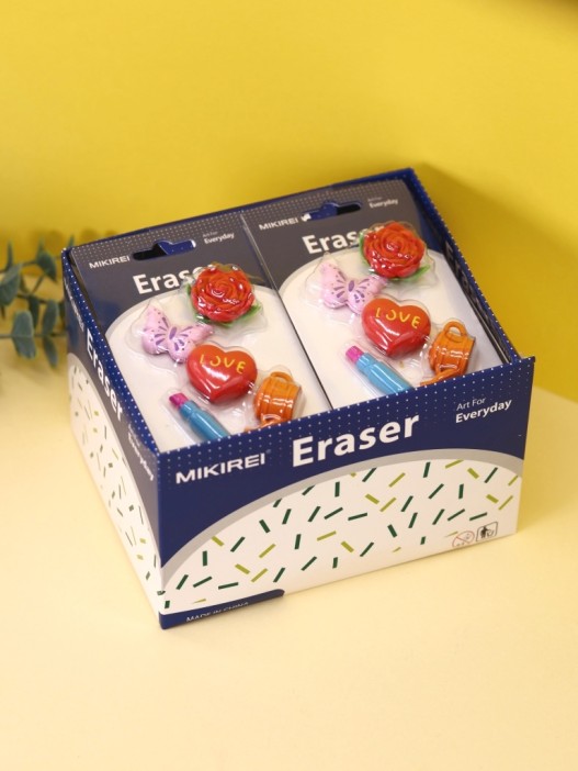 Ластики &quot;Summer&quot;, шоу-бокс 12 шт. 