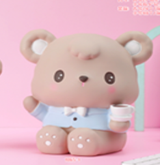 Копилка «Scholar bear», brown (17 см), пластик