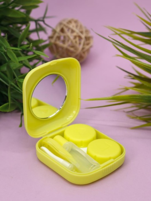 Контейнер для линз «Classic square», green 