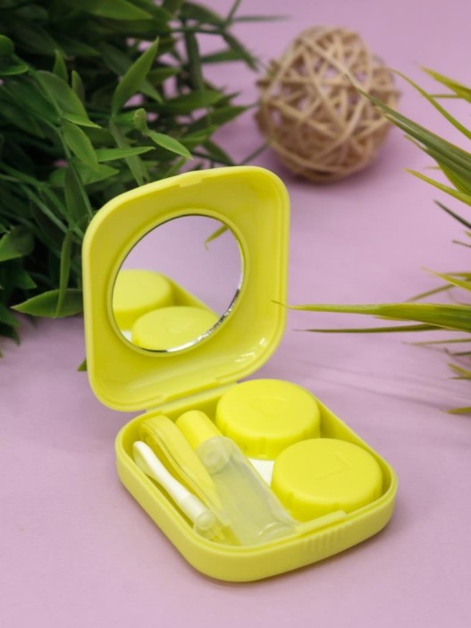 Контейнер для линз «Classic square», green 