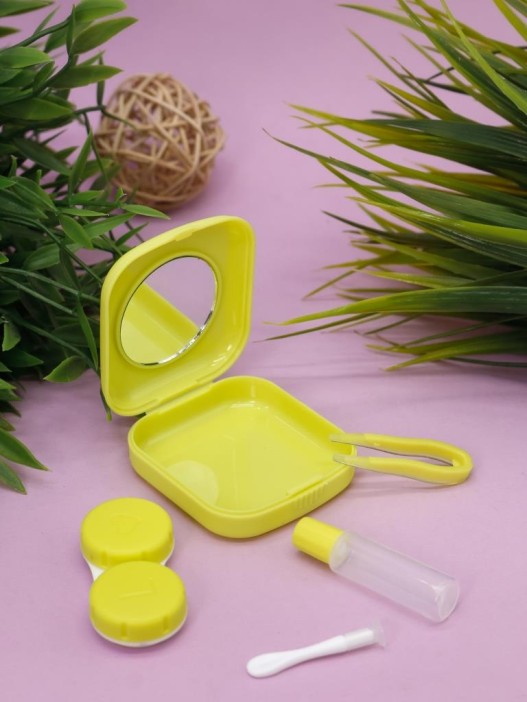 Контейнер для линз «Classic square», green 