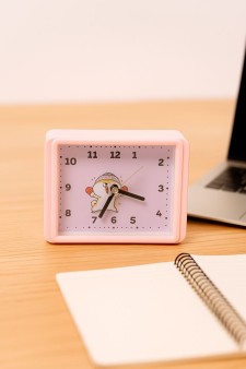 Часы-будильник «Funny dog», pink (13х10 см)