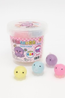 Мялка - антистресс «Octopus», mix, 1 банка, 20 шт. (12,3*13 см)