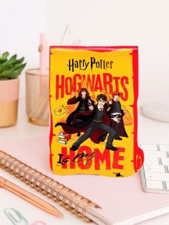 Блокнот фигурный А7 "Гарри Поттер-5", 40л, на скрепке, тиснение золотой фольгой