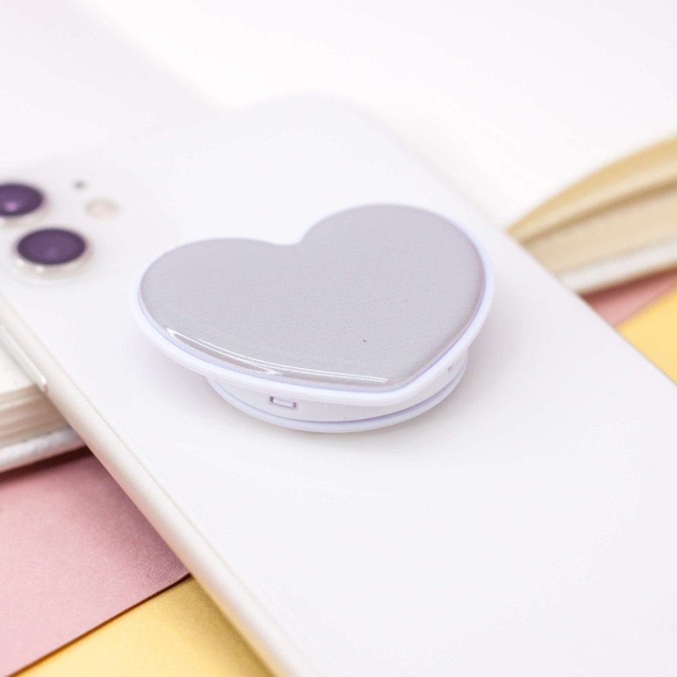 Попсокет "Heart", gray