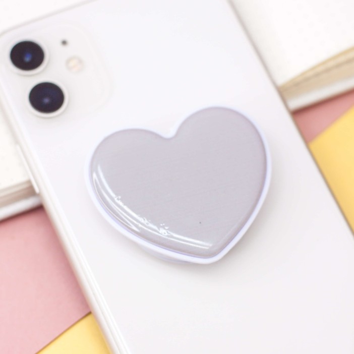 Попсокет &quot;Heart&quot;, gray 