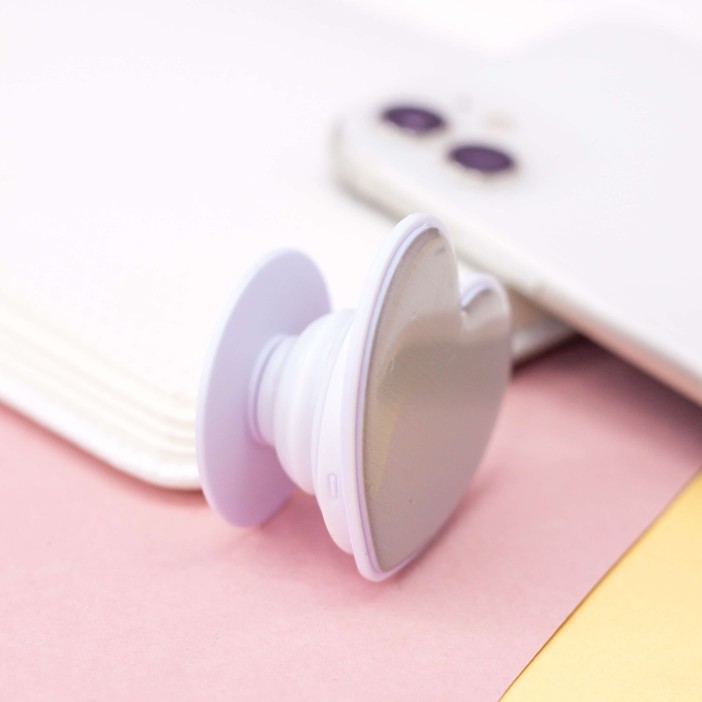 Попсокет &quot;Heart&quot;, gray 