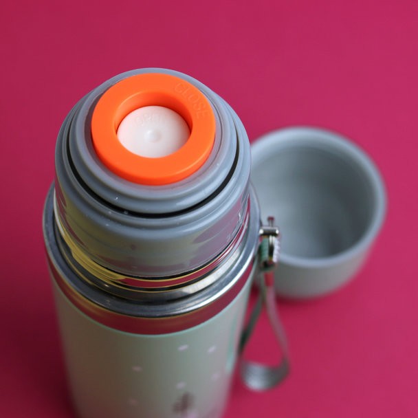 B-M-2532W-Z ТЕРМОС "The little plants" 350 ml (мятный) 