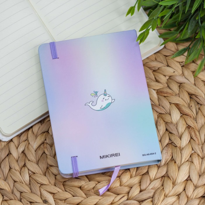 Блокнот (A6) &quot;Whalecorn sweet&quot;, (14.5*10.5) 