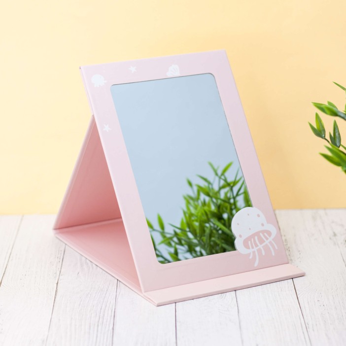 156LM Зеркало "Mild bottle", pink 