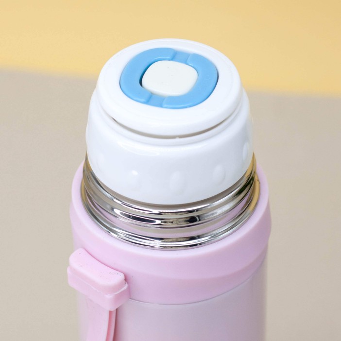 Термос "Cute luck hare", pink (350 ml) 