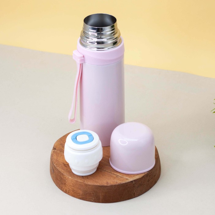 Термос "Cute luck hare", pink (350 ml) 