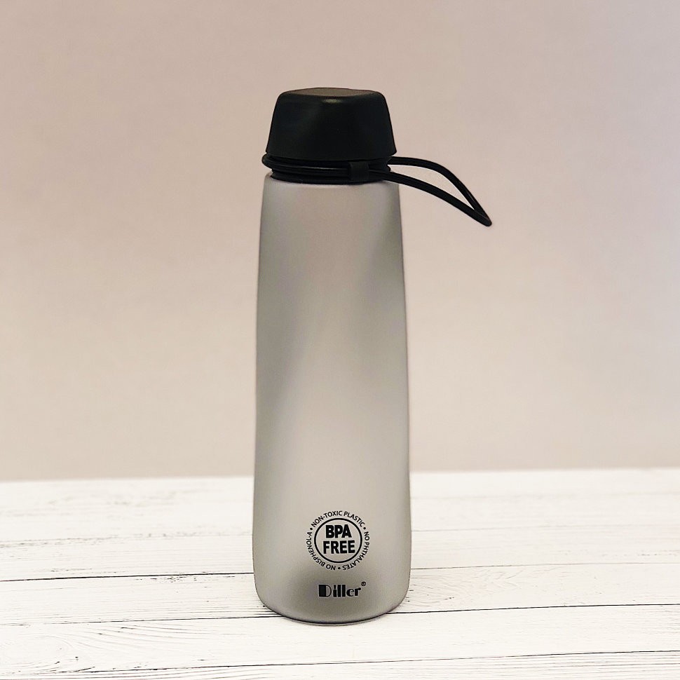 D11 Бутылка спортивная, black (550ml)