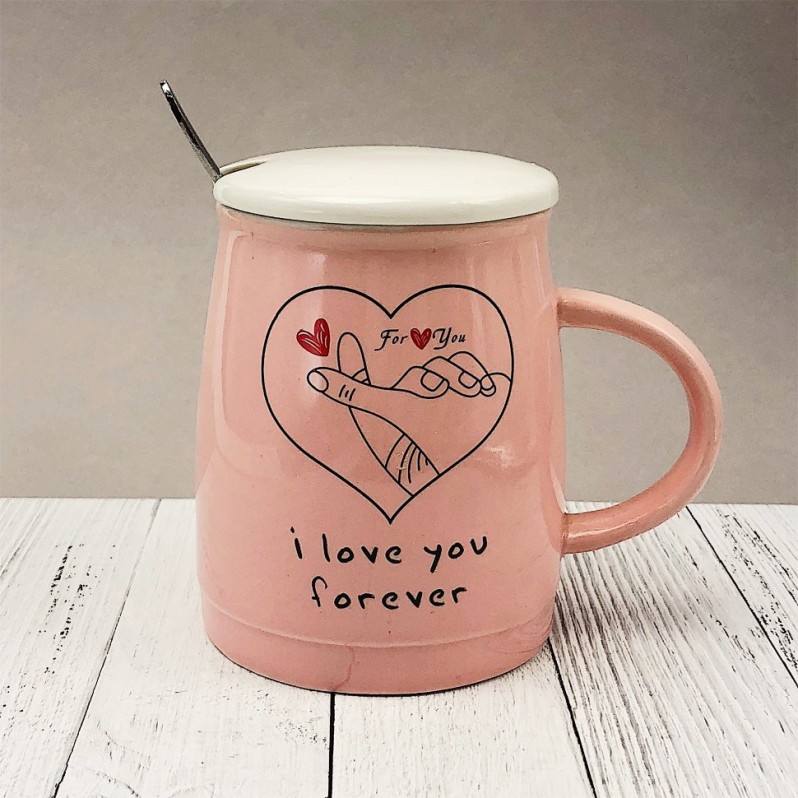 Кружка &quot;For you&quot;, pink (460ml) 