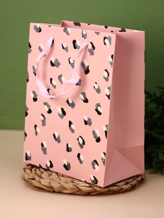 Пакет подарочный люкс (S) «Мазки краски», (18*23*10) 