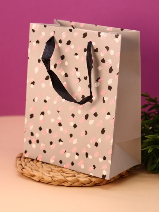 Пакет подарочный люкс (S) «Мазки краски», (18*23*10) 