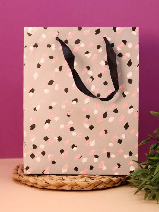 Пакет подарочный люкс (S) «Мазки краски», (18*23*10) 