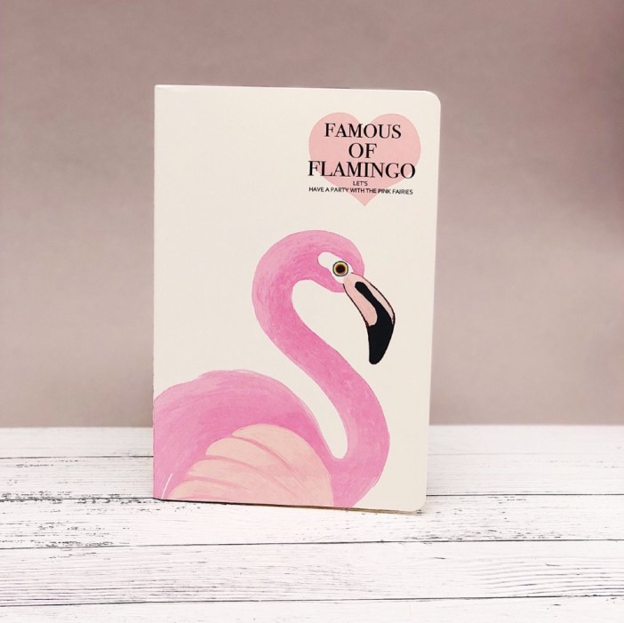 Тетрадь "Famous of flamingo" (03) 