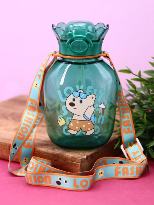 Бутылка «Lovely fashion», green (650 мл) 