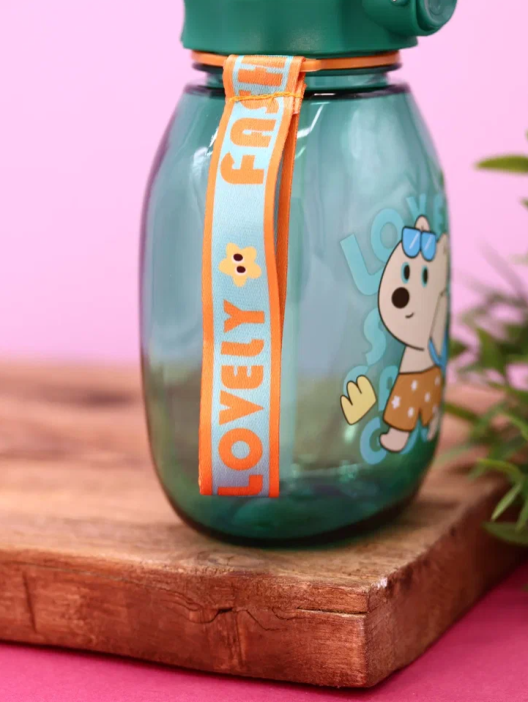 Бутылка «Lovely fashion», green (650 мл) 