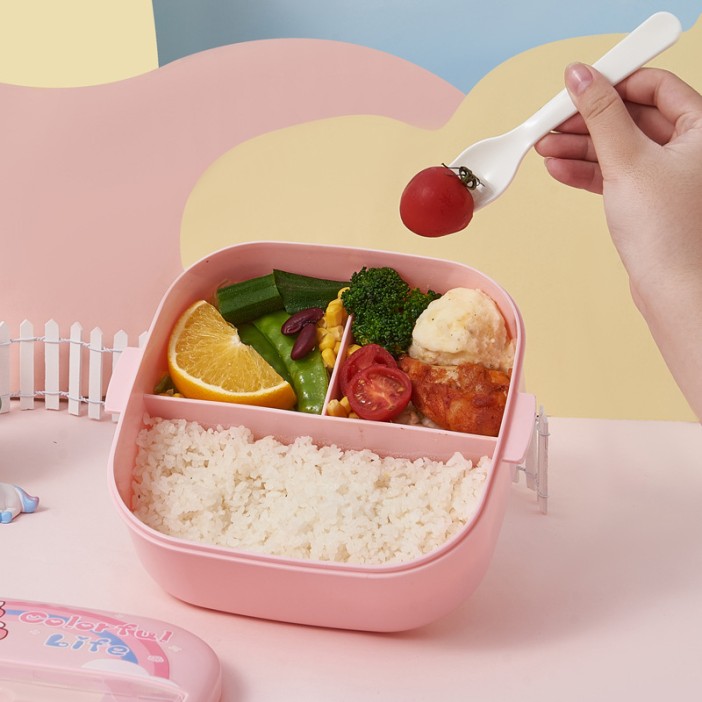 Ланчбокс &quot;Rainbow unicorn&quot;, pink 