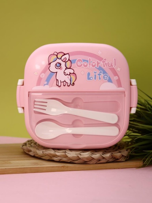 Ланчбокс &quot;Rainbow unicorn&quot;, pink 
