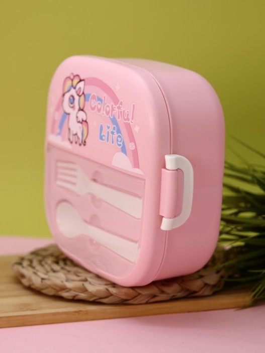 Ланчбокс &quot;Rainbow unicorn&quot;, pink 