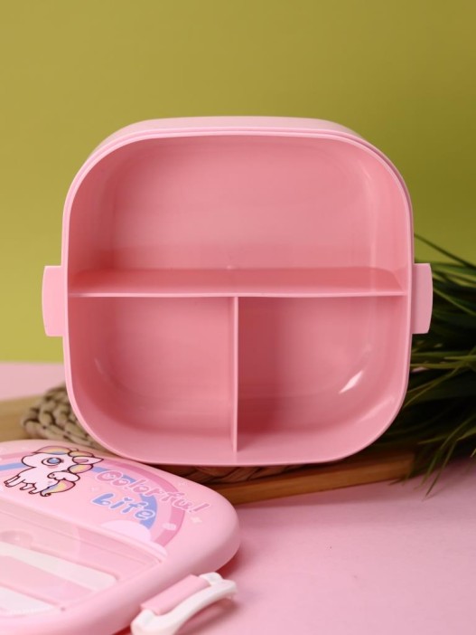 Ланчбокс &quot;Rainbow unicorn&quot;, pink 