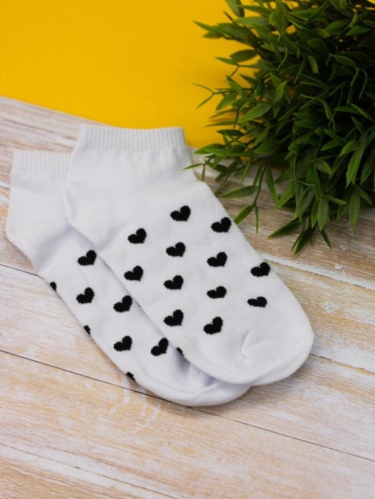 Носки женские &quot;Black hearts&quot;, р. 35-40 