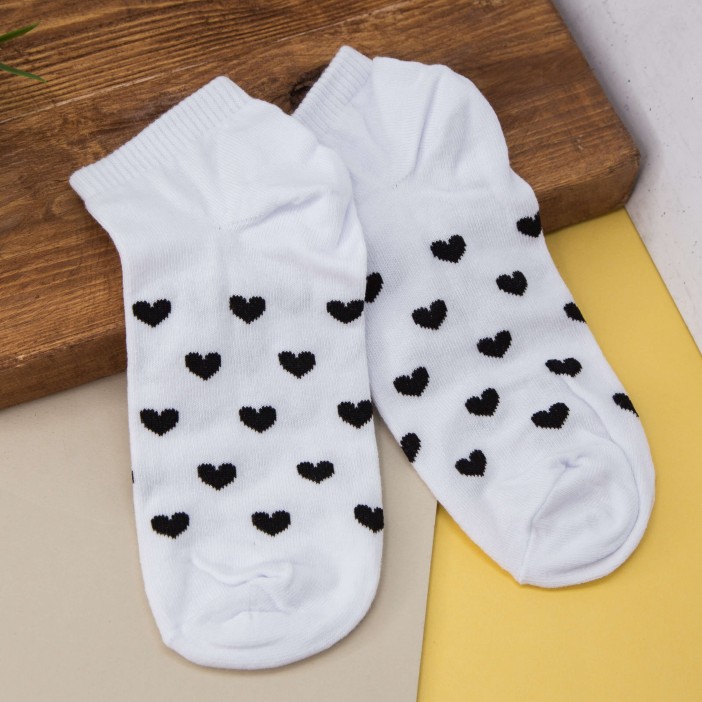 Носки женские &quot;Black hearts&quot;, р. 35-40 