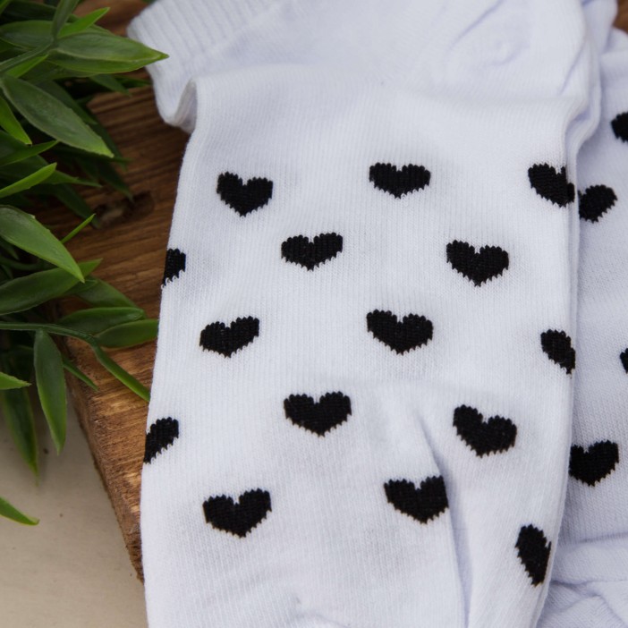 Носки женские &quot;Black hearts&quot;, р. 35-40 