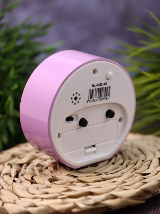 Часы-будильник «Style», violet (4,7х10 см) 