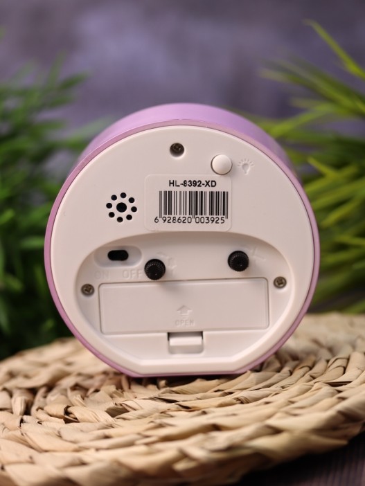 Часы-будильник «Style», violet (4,7х10 см) 