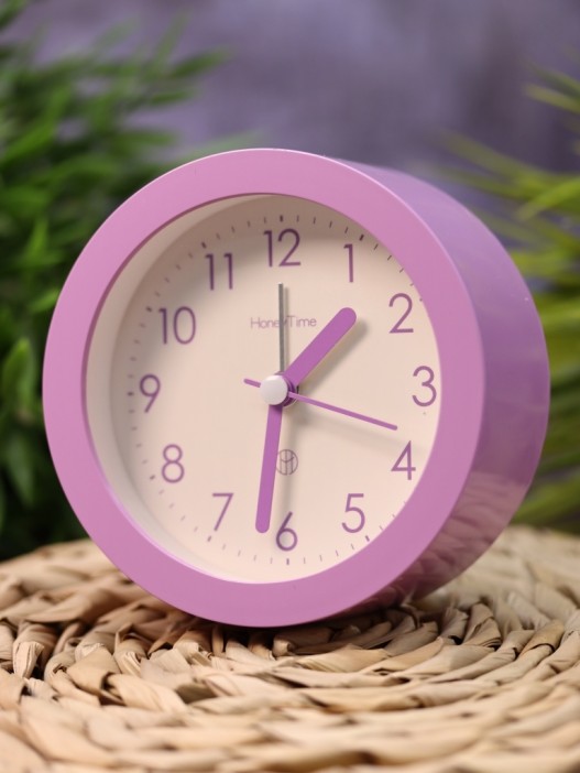 Часы-будильник «Style», violet (4,7х10 см) 