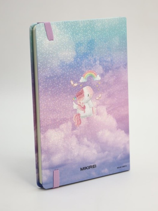 Блокнот (А5) &quot;Unicorn in the sky&quot;, purple (14.5*21) 