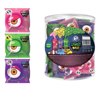 Набор маршмеллоу  "Зомби Мозг", с ароматом апельсина, ванили, 100шт.