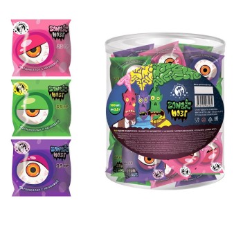 Набор маршмеллоу "Зомби Мозг", с ароматом апельсина, ванили, 100шт.