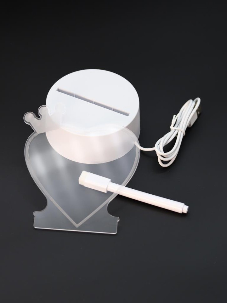 Ночник iLikeGift с маркером "Корона", USB (9х18 см)