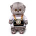 Мягкая игрушка "Кот Басик БЕБИ с фотоаппаратом" (20 см)