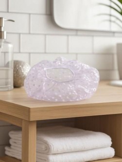 Шапочка д/душа (размер 52~57 см), 4 цв.