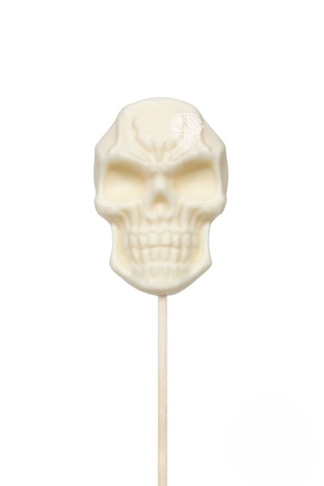 Карамель леденцовая &quot;Череп&quot; ш/б 36шт х 24гр (баббл-гам, арбуз, кола) 