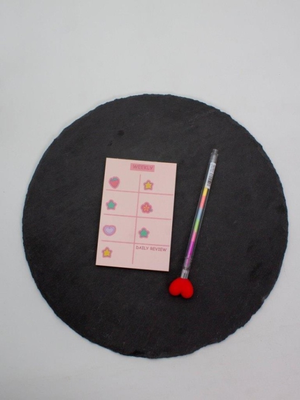 Блок для заметок "Cute daily review", 50 л. 8*12 см