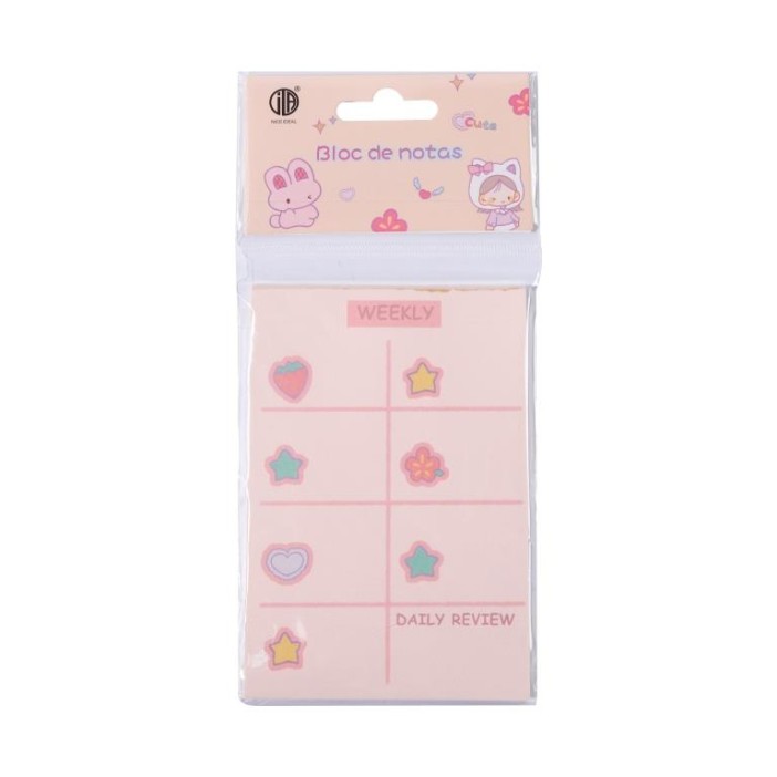 Блок для заметок "Cute daily review", 50 л. 8*12 см