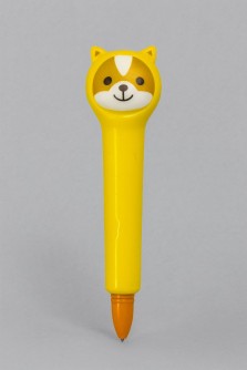 Ручка-сквиш "Hooded dog", yellow