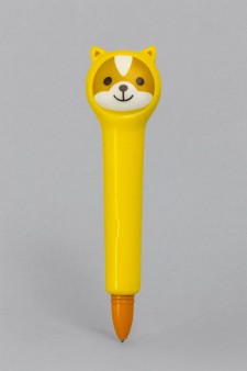 Ручка-сквиш "Hooded dog", yellow