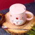 Кружка «Cat and strawberry», pink (400 ml) 