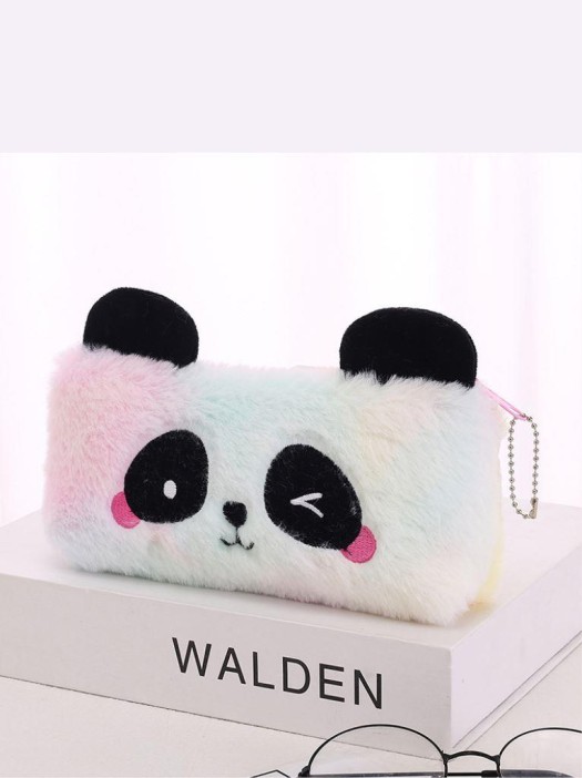 Пенал плюшевый &quot;Sad Panda&quot;, white (20*10 см) 