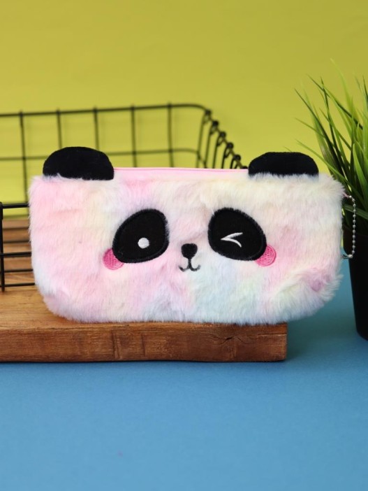 Пенал плюшевый &quot;Sad Panda&quot;, white (20*10 см) 