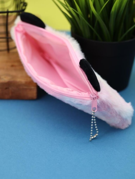 Пенал плюшевый &quot;Sad Panda&quot;, white (20*10 см) 